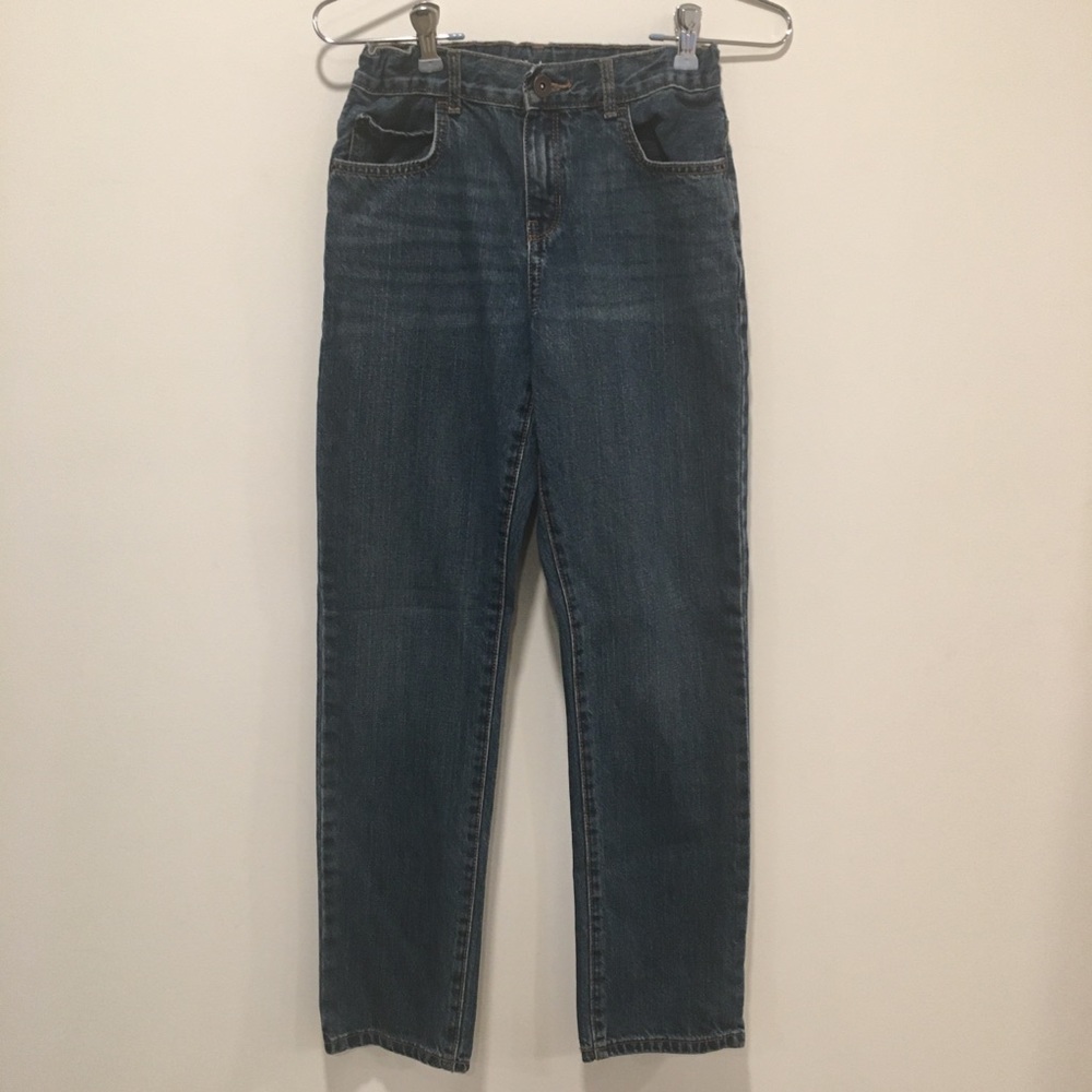 The Children’s Place Boys Jeans Size 12 Straight Leg, Adjustable Waist
